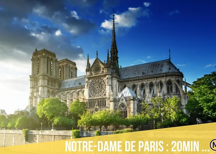 Immotovo - Suite Moderne - Paris 8 Min - Parking - Netflix
